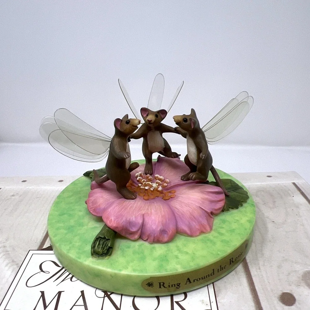 Ring Around The Rosie Artist Laura Von Stetina 3 Mice Playing Greenwich Workshop